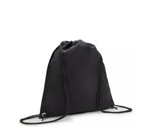 Kipling Mittelgroße Kordelzugtasche mit Vordertasche Schwarz 100% Polyamide