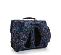 Kipling Mittelgroße Schultasche Inklusive Fluoreszierender Regenschutz Disco Fish 100% Recycled Polyester