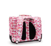 Kipling Mittelgroße Schultasche Inklusive Fluoreszierender Regenschutz Grün/Rosa 100% Recycled Polyester