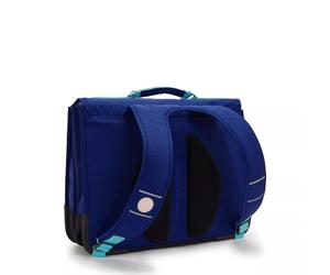 Kipling Mittelgroße Schultasche Inklusive Fluoreszierender Regenschutz Solar/Navy/Combo 56% Recycled Polyamide, 44% Polyamide