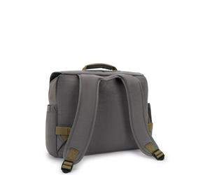 Kipling Mittelgroße Schultasche mit verstellbaren gepolsterten Gurten Back/To/Grey 56% Recycled Polyamide, 44% Polyamide