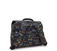 Kipling Mittelgroße Schultasche mit verstellbaren gepolsterten Gurten Grün/Gelb 100% Recycled Polyester