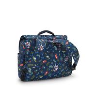 Kipling Mittelgroße Schultasche mit verstellbaren gepolsterten Gurten Schwarz/Blau 100% Recycled Polyester