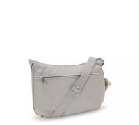 Kipling Mittelgrosse Schultertasche Quer Zu Tragen Grau 100% Polyamide