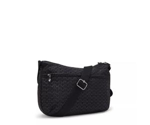 Kipling Mittelgrosse Schultertasche Quer Zu Tragen Grau 100% Polyamide