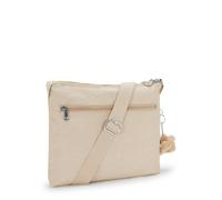 Kipling Mittelgroße Umhängetasche ALVAR Sparkled Beige 100% Polyamide