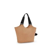 Kipling Mittelgroße Tasche Mit Reißverschluss Early Tan Heritage 56% Recycled Polyamide, 44% Polyamide