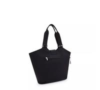 Kipling Mittelgroße Tragetasche mit Reißverschluss und Magnetverschluss Schwarz/Orange 100% Polyamide