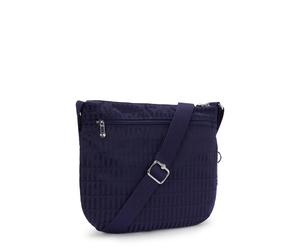Kipling Mittelgroße Umhängetasche, umwandelbar in einen Rucksack Schwarz/Blau/Grau 100% Polyester