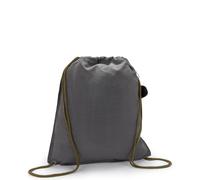 Kipling Mittelgroßer Beutel Mit Kordelzug Back To Grey 56% Recycled Polyamide, 44% Polyamide