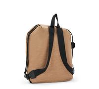 Kipling Mittelgroßer Rucksack mit Kordelzug und verstellbaren Gurten Early/Tan/Heritage 56% Recycled Polyamide, 44% Polyamide