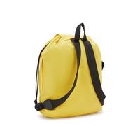 Kipling Mittelgroßer Rucksack mit Kordelzug und verstellbaren Gurten Gelb 56% Recycled Polyamide, 44% Polyamide