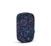 Kipling Mittelgroßes Federmäppchen für bis zu 50 Stifte Blau/Grau/Lila 100% Recycled Polyester