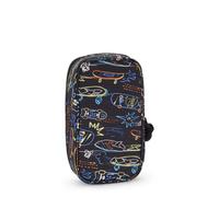 Kipling Mittelgroßes Federmäppchen für bis zu 50 Stifte Grün/Gelb 100% Recycled Polyester