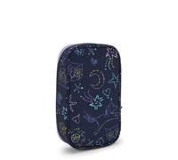 Kipling Mittelgroßes Federmäppchen für bis zu 50 Stifte Schwarz/Blau/Rosa/Lila/Weiß 100% Recycled Polyester