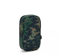Kipling Mittelgroßes Federmäppchen für bis zu 50 Stifte Schwarz/Braun/Grün 100% Recycled Polyester