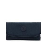 Kipling Money Land, Damen-Geldb rse mit RFID-Anti-Hacker-Technologie, Nylon, Druckknopfverschluss, Blau, Bleu 2, 7,25''L x 4''H x 1''D, 100318153