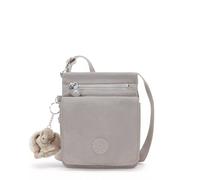 Kipling NEW ELDORADO, kleine Umhängetasche, Grey Gris (grau), kompakte Crossbody Tasche