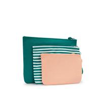 Kipling Outspoken/Green 56% Recycled Polyamide, 44% Polyamide