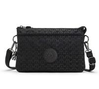 Kipling RIRI, Kleine Umhängetasche, Signature Emb (schwarz), Schultertasche, Crossbody