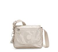 Kipling Sabian Crossbody Mini Bag, Wolkenmetall, 7.75" L x 5.75" H x 3.5" D, Damen Sabian Mini Crossbody Bag Leichte Alltags Geldbörse Umhängetasche
