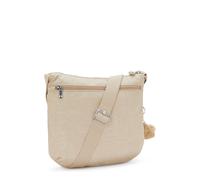 Kipling Mittelgroße Umhängetasche ARTO – 100% Polyamid – Sparkled Beige