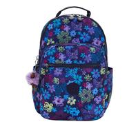 Kipling Seoul College Extra Schulrucksack - 15" Laptopfach - dark flower stamp