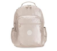 Kipling SEOUL Großer Rucksack, Metallic Glow (Silber)