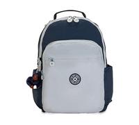 Kipling Seoul, großer Rucksack mit Laptopschutz 15" 44cm 27L True Blue Grey, True Blue Grey, Einheitsgröße, Seoul