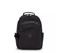 Kipling SEOUL Großer Rucksack, Signature Emb (Schwarz)