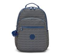 kipling Seoul Lap Large Backpack L Blue On Wire