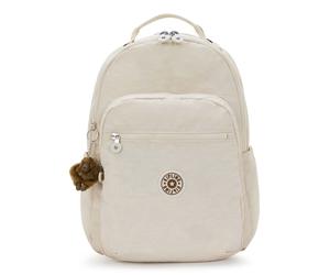 kipling Seoul Lap Large Backpack L Soft Sand