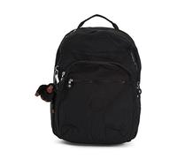 Kipling Seoul Laptop-Rucksack für Damen, 38,1 cm (13,75 Zoll) L x 44,2 cm H x 20,3 cm T, true black, Modern