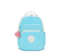 Kipling Seoul Laptop-Rucksack für Damen, 38,1 cm (15 Zoll), strapazierfähig, geräumig, mit gepolsterten Schultergurten, integrierter Schutzhülle, Blue Sea Mix, Seoul 15-Zoll-Laptop-Rucksack, langlebig