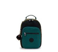 Kipling Black/Khaki/Block 56% Recycled Polyamide, 44% Polyamide