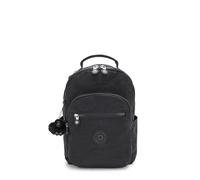 Kipling SEOUL S, Kleiner Rucksack, Black Noir (schwarz), 14L, mit 11-Zoll-Tabletfach
