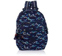 Kipling Seoul S - Kleiner Rucksack mit Laptopschutz 13" 35cm 14L - Fun Ocean PRT, Fun Ocean PRT, Einheitsgröße, Seoul S