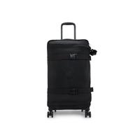 Kipling SPONTANEOUS M, Mittelgroßer Reisekoffer, Black Noir (schwarz), 71L, 4-Rollen-Koffer