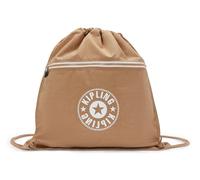 Kipling Mittelgroße Kordelzugtasche Mit Vordertasche Early Tan Center 56% Recycled Polyamide, 44% Polyamide