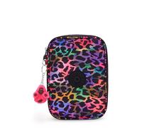 Kipling Stifteetui für 100 Stifte, Regenbogen-Dschungel, Medium, Casual