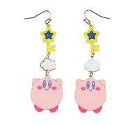 Kirby Hängeohrringe Wolkenschmuck und Charakter, Schmuck, modische Ohrringe, 1 Paar, Kunststoff, Zink, kein Edelstein, Zink, Kein Edelstein