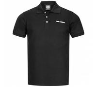 KIRKJUBØUR® "Jørd" Herren Poloshirt schwarz L