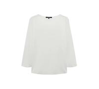 someday Damen Dreiviertelarmshirt | Basicshirt KIROSA Slim aus Ecovero Viskose Mix Milk, 36