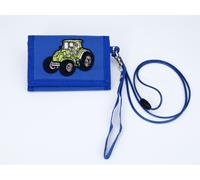 KisMe Brustbeutel Traktor grün blau mit Sicherheitsverschluß