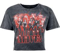 Kiss Alive T-Shirt anthrazit in M