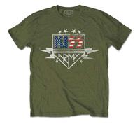 Rock Off Trade T-Shirt KISS 'Army Lightning' – grün – Größe L