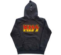 Kiss Classic Logo Charcoal Grey M Hoodie
