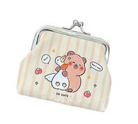 Kiss Geldbörse, Geldbeutel, Geldbörse, Kopfhörer Aufbewahrung, Cartoon Capybara Geldbörsen, Wechselgeld für Mädchen, Cartoon Capybara Geldbörse