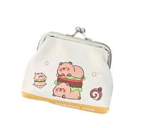 Kiss Geldbörsen, Cartoon Capybara Geldbörse, PU Leder, kleine Aufbewahrungstasche für Mädchen, Cartoon Capybara