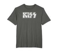 Kiss Hard Rock Music Band Vintage Logo by Rock Off T-Shirt